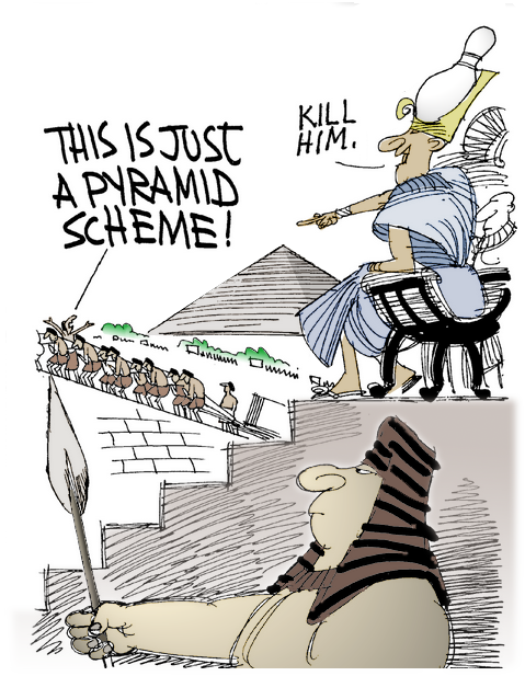 بازاریابی هرمی و فریب اعضا